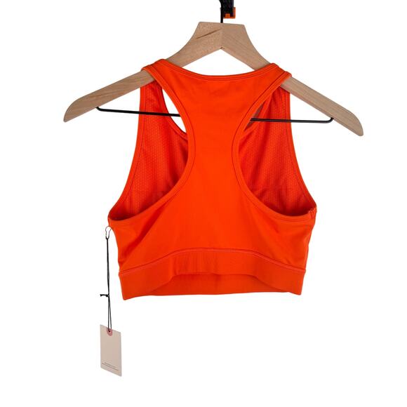 Sincerely Jules Womens Active Sports Bra Top Orange Racerback Size Small - Picture 2 of 5